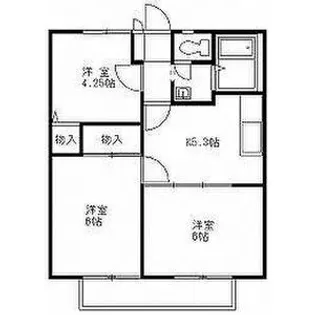 アロマハイツ【2階】の間取り