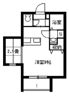 レインボー宇宿【4階】の間取り
