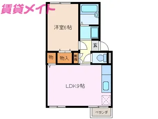 アーバンドリーム【2階】の間取り