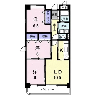 イルマーレ【2階】の間取り