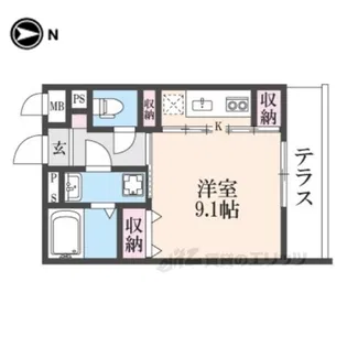 エルピスN5【1階】の間取り