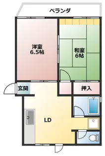 フレグランスアイ【1階】の間取り