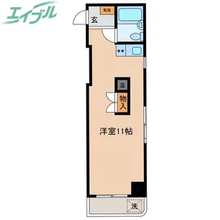 メゾントレンディー【7階】の間取り