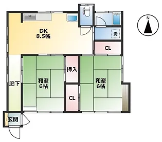 静岡県賀茂郡東伊豆町奈良本【一戸建】の間取り