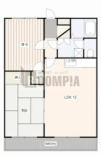 サンライズK1994【4階】の間取り