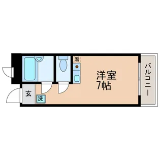 クッキィー石山寺【1階】の間取り