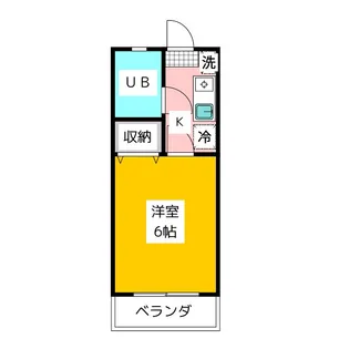 MMハイツ【1階】の間取り