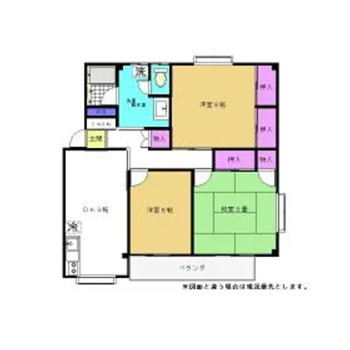 リベールS&K【3階】の間取り