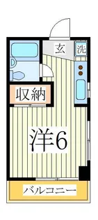 サンハイツ初石【2階】の間取り