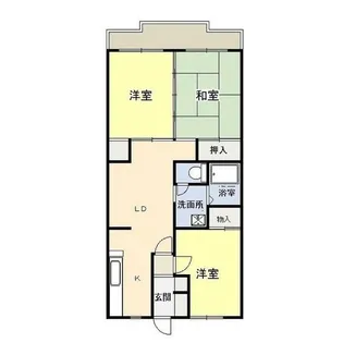 グランドパストラル51【2階】の間取り