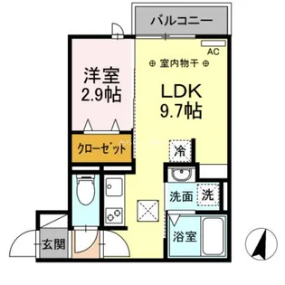 静岡県浜松市中央区植松町【アパート】の間取り