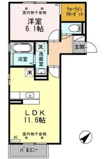 高知県高知市高須新木【アパート】の間取り
