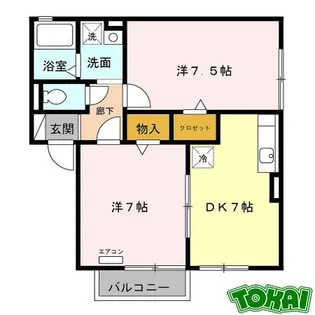 shine ark C棟【2階】の間取り