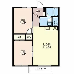 フェアパーク【1階】の間取り