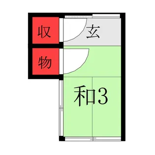 山田荘【2階】の間取り