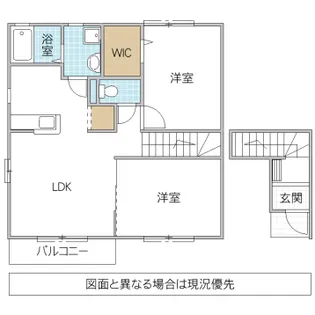 サンプレス A【2階】の間取り