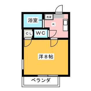 サントノーレ西原【1階】の間取り