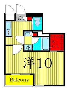 Oceano Azul【1階】の間取り