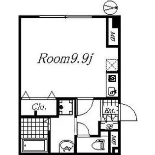 愛知県長久手市菖蒲池【マンション】の間取り