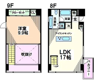 東京都国分寺市南町3【マンション】の間取り