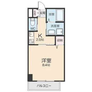 Field Village Sasashima【4階】の間取り