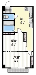 FLAT山王【2階】の間取り
