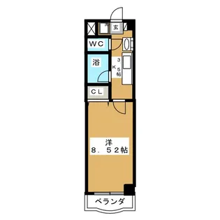 カリンマンション【3階】の間取り