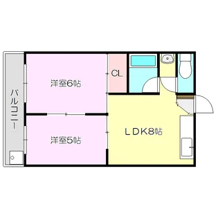 PALMIZIO東三国【3階】の間取り
