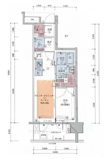 プレシス東京三ノ輪【5階】の間取り