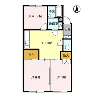 東校グリーンハイツ【3階】の間取り
