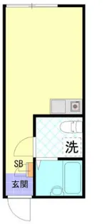 フォンテーヌ根岸【1階】の間取り
