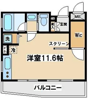 東京都杉並区和泉1【マンション】の間取り