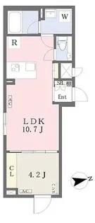 ReveResidence代々木【1階】の間取り