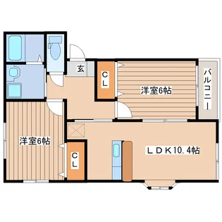ロングライフコートC棟【1階】の間取り