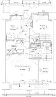 リバーガーデン四天王寺【15階】の間取り