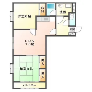 サンハイツ佐野【3階】の間取り
