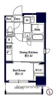 GRAN PASEO八丁堀II【2階】の間取り