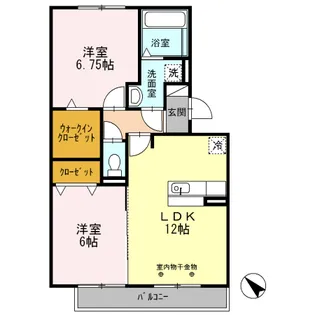 ヴィオーラ【2階】の間取り