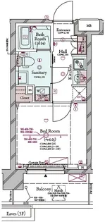 コンシェリアR 横濱桜木町【8階】の間取り