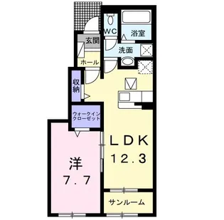 シェノンIII【1階】の間取り