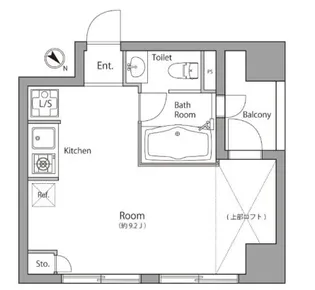 ローズハウス麻布十番【6階】の間取り