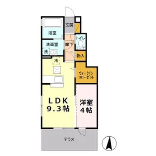 アムール光が丘【1階】の間取り