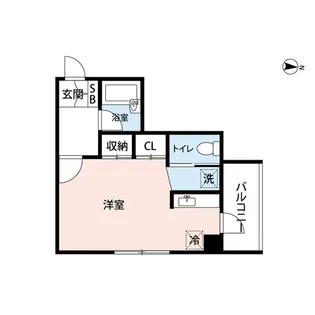 東京都世田谷区若林2【マンション】の間取り