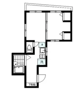 三田豊田ビル【5階】の間取り