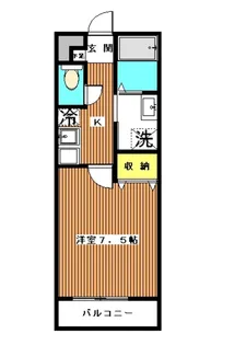 クレストハイツ【2階】の間取り
