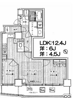 東京都新宿区西新宿7【マンション】の間取り