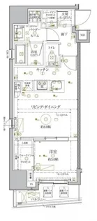 クレイシア秋葉原ラグゼスウィート【2階】の間取り