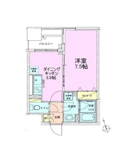 銀座レジデンス壱番館【5階】の間取り