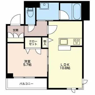 エクラシエ梅沢【3階】の間取り