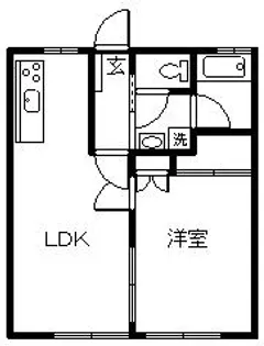 PIAハイツIII【2階】の間取り